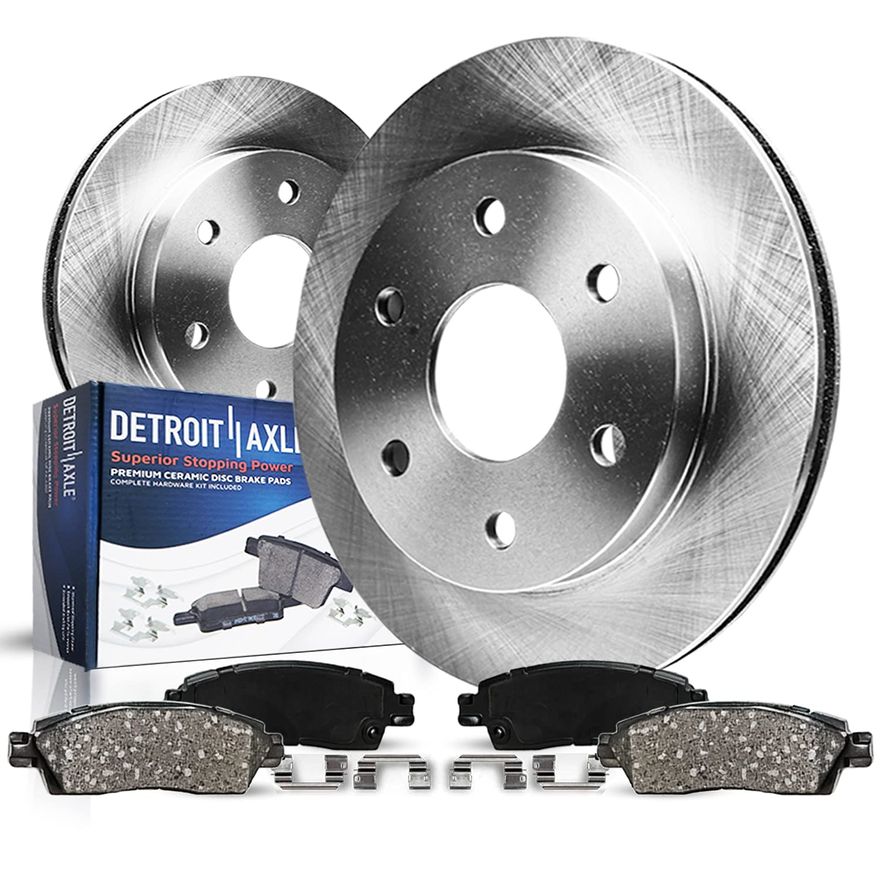 Main Image - Rear Disc Rotors Brake Pads