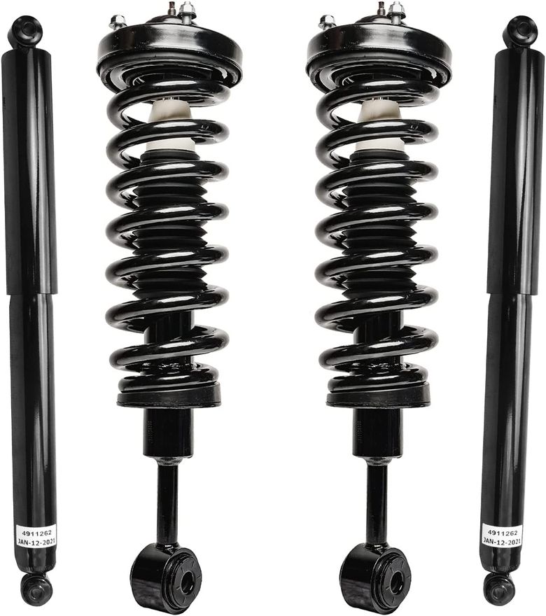 4pc Front Struts Rear Shocks Suspension Kit