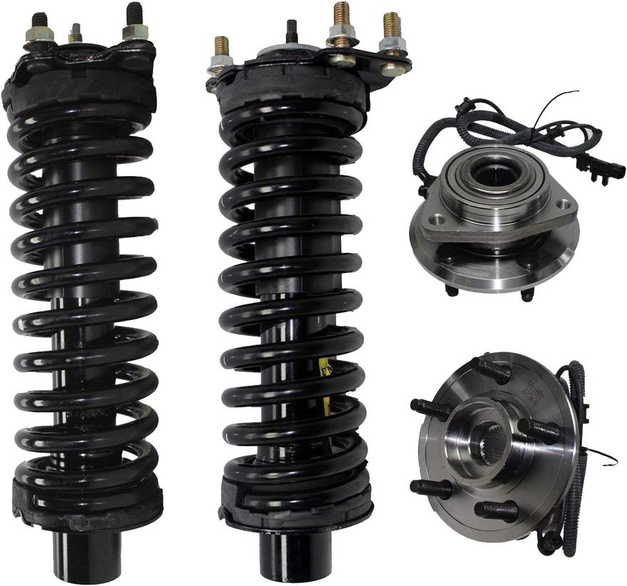 4pc Front Struts and Rear Shock Absorbers Suspension Kit