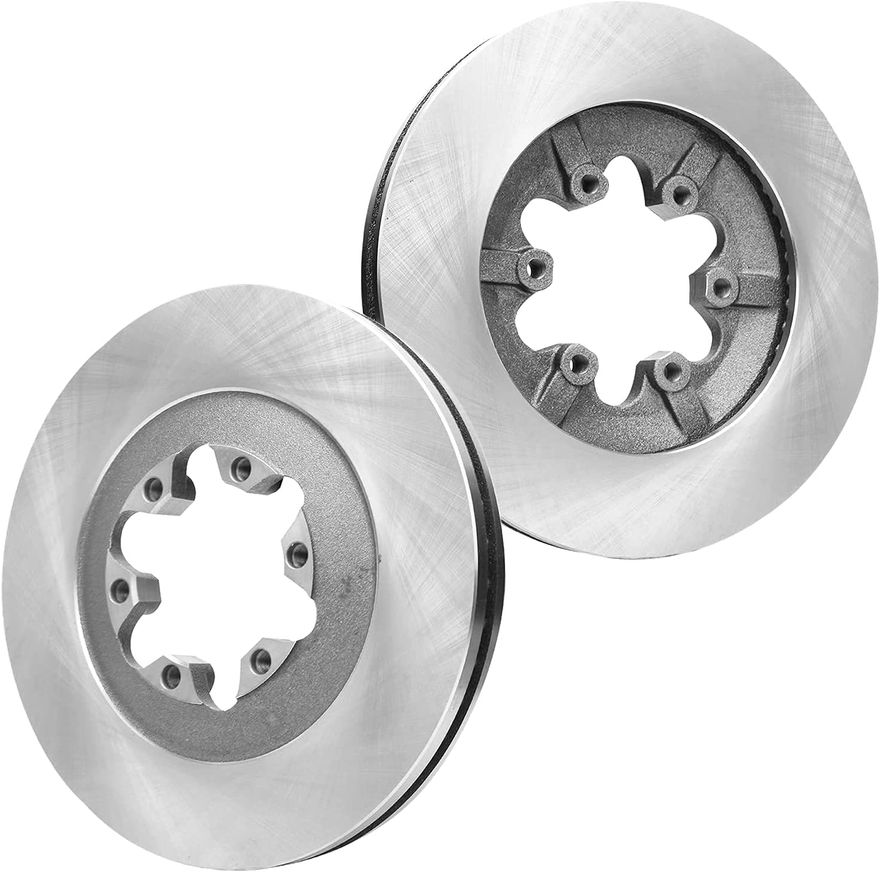 Front Disc Brake Rotors - R-55162 x2