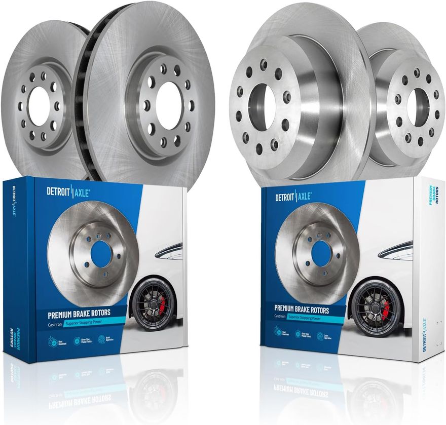 Main Image - Front & Rear Disc Brake Rotors