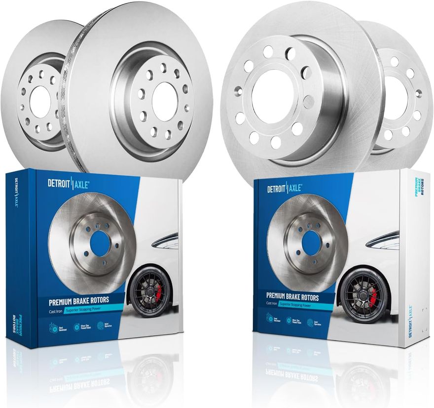 Main Image - Front & Rear Disc Brake Rotors