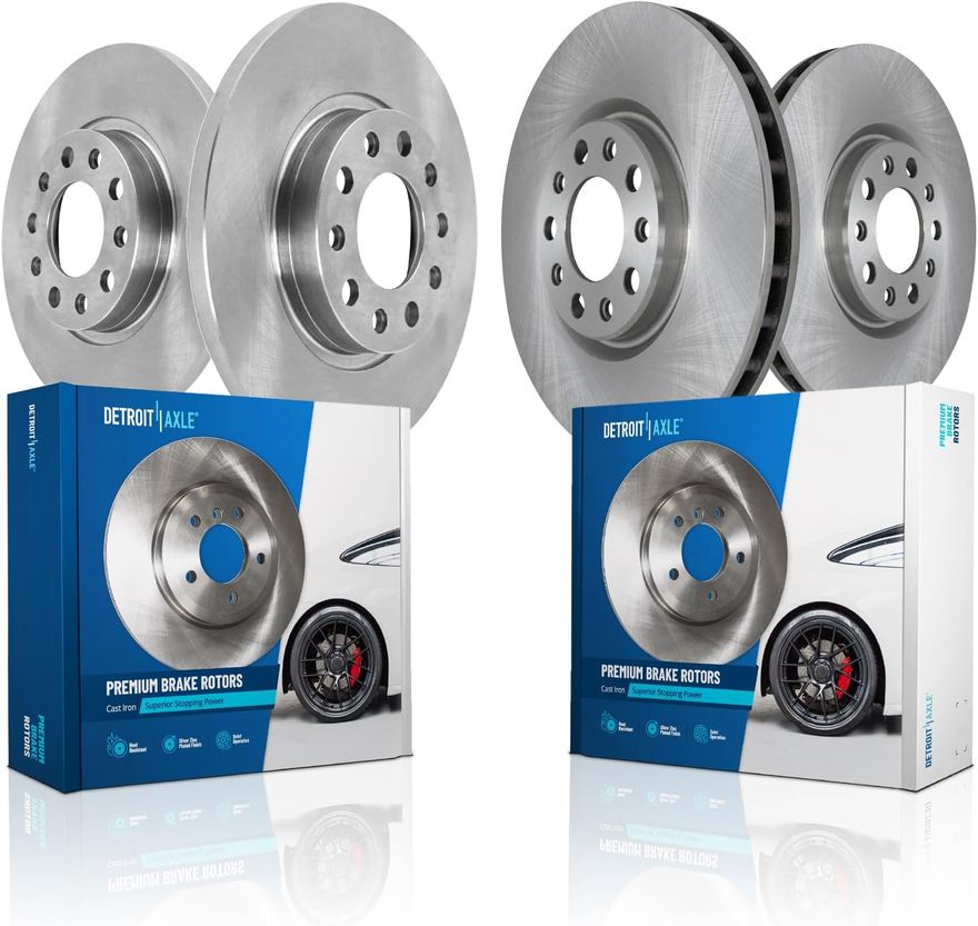 Main Image - Front & Rear Disc Brake Rotors