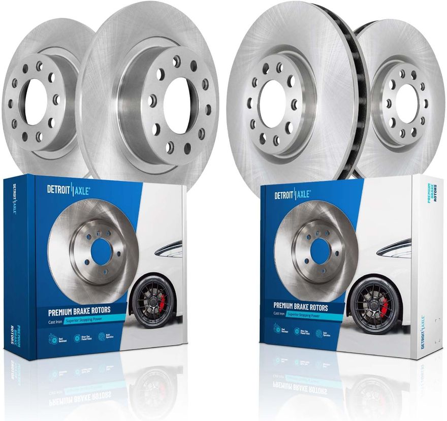 Main Image - Front & Rear Disc Brake Rotors