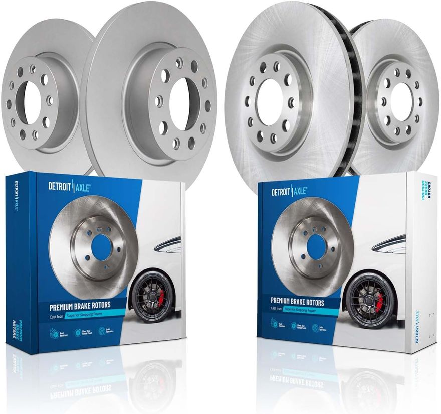 Main Image - Front & Rear Disc Brake Rotors