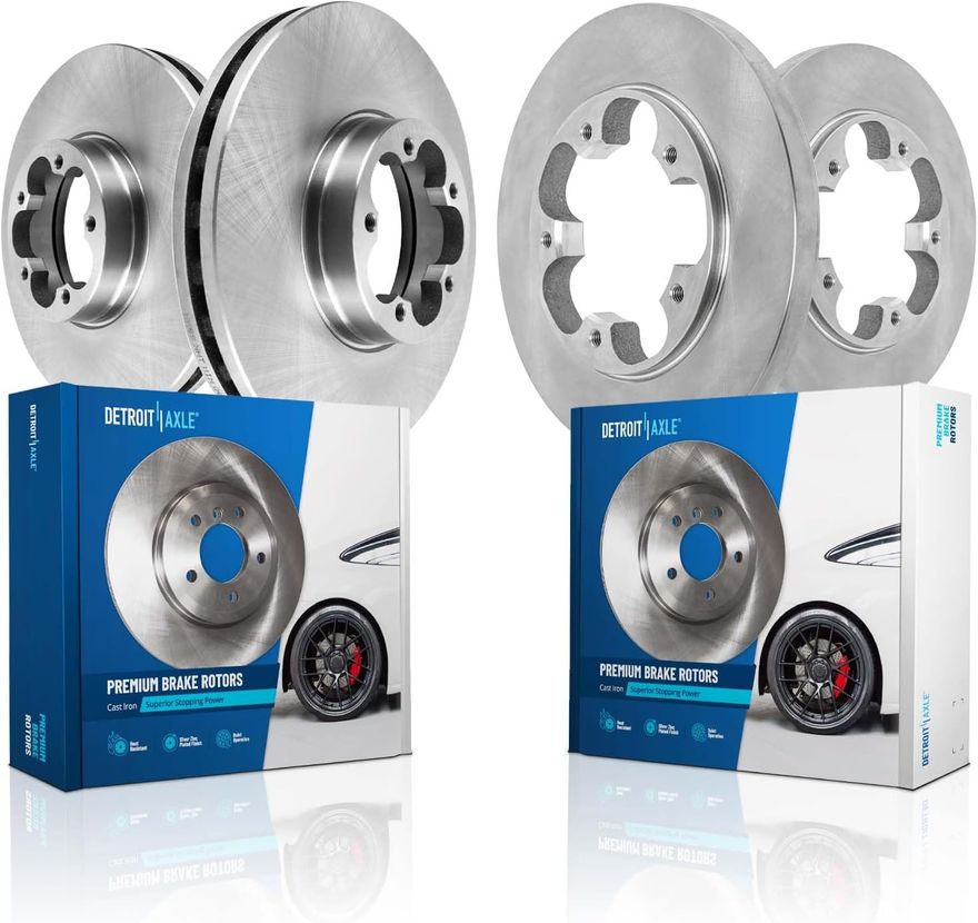 Main Image - Front & Rear Disc Brake Rotors