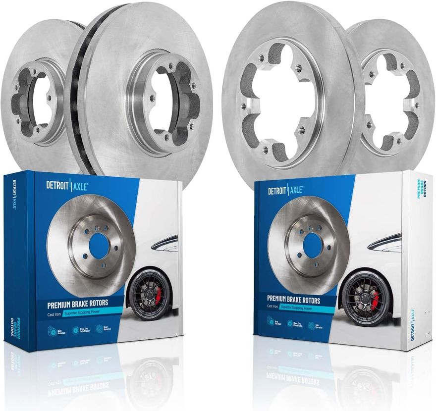 Main Image - Front & Rear Disc Brake Rotors