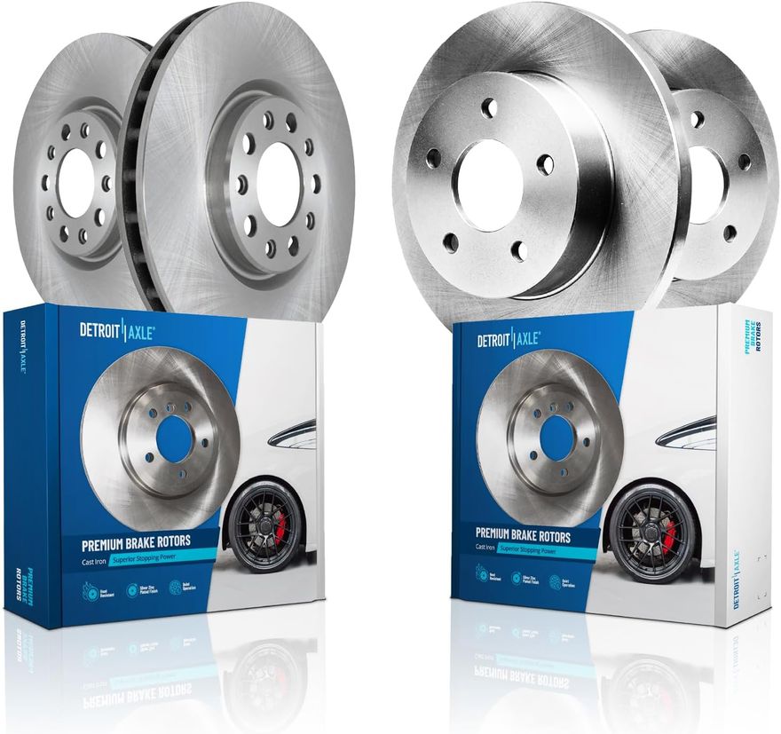 Main Image - Front & Rear Disc Brake Rotors