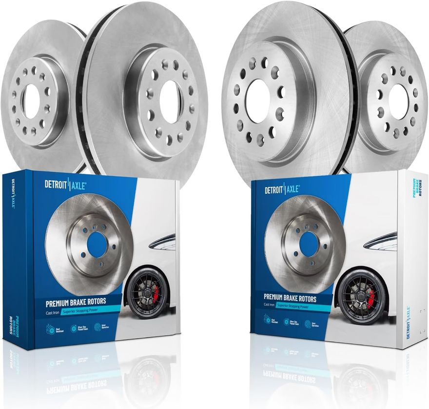 Main Image - Front & Rear Disc Brake Rotors