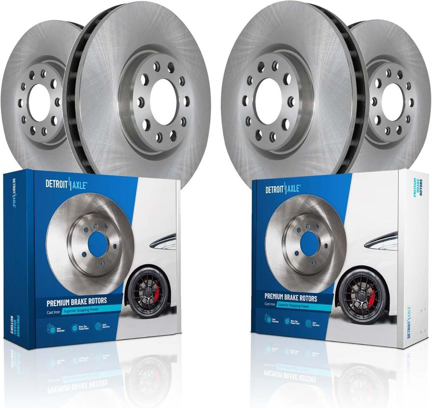 Main Image - Front & Rear Disc Brake Rotors