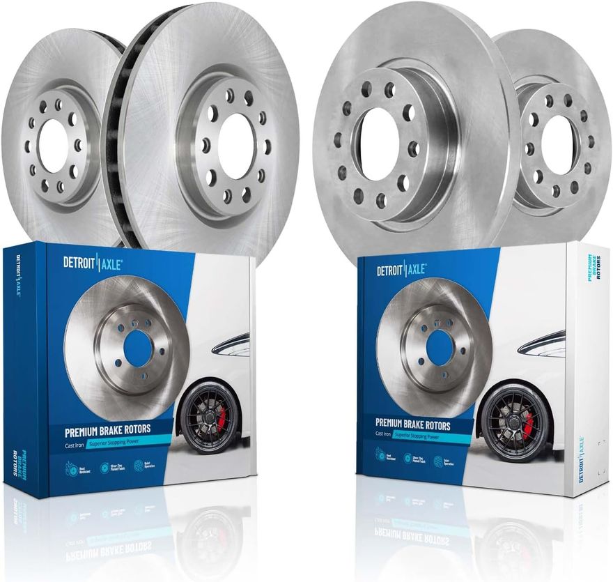 Main Image - Front & Rear Disc Brake Rotors