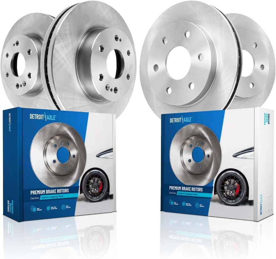 Main Image - Front & Rear Disc Brake Rotors