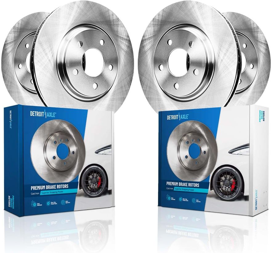 Main Image - Front Rear Disc Brake Rotors Kit