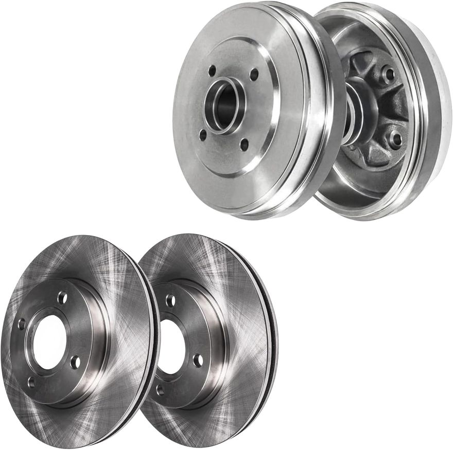Main Image - Front Disc Rotors Rear Drums Kit