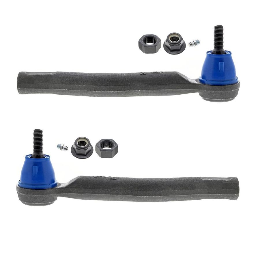 thumbnail interactive-video image 1 of Detroit Axle Front End Kit: Outer Tie Rods, Sway Bars & Ball Joints For Nissan Sentra, NV200, City Express 1 of 3