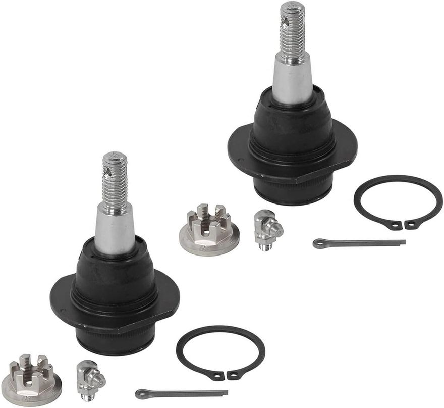 4pc Front Upper Lower Ball Joints Suspension Kit