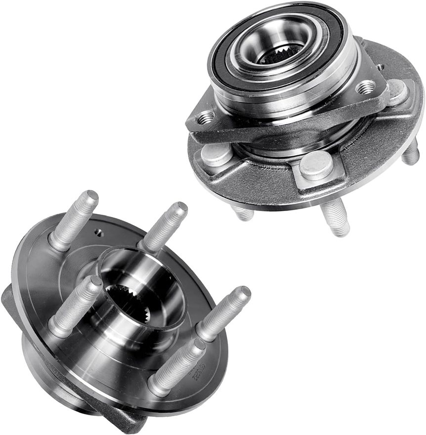 Front Wheel Hub and Bearing - 513282 x2