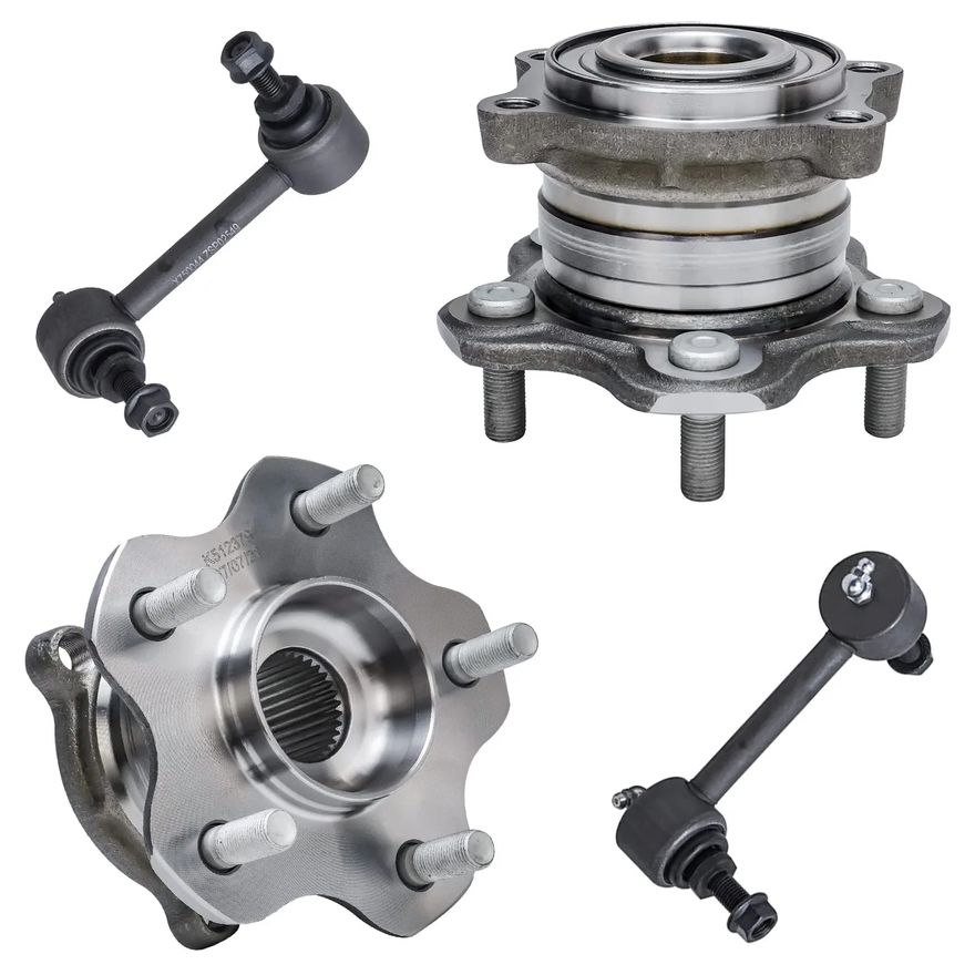 Main Image - Rear Wheel Hub and Bearings