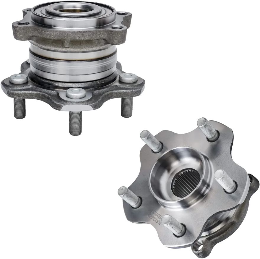 Rear Wheel Hub and Bearing - 512379 x2