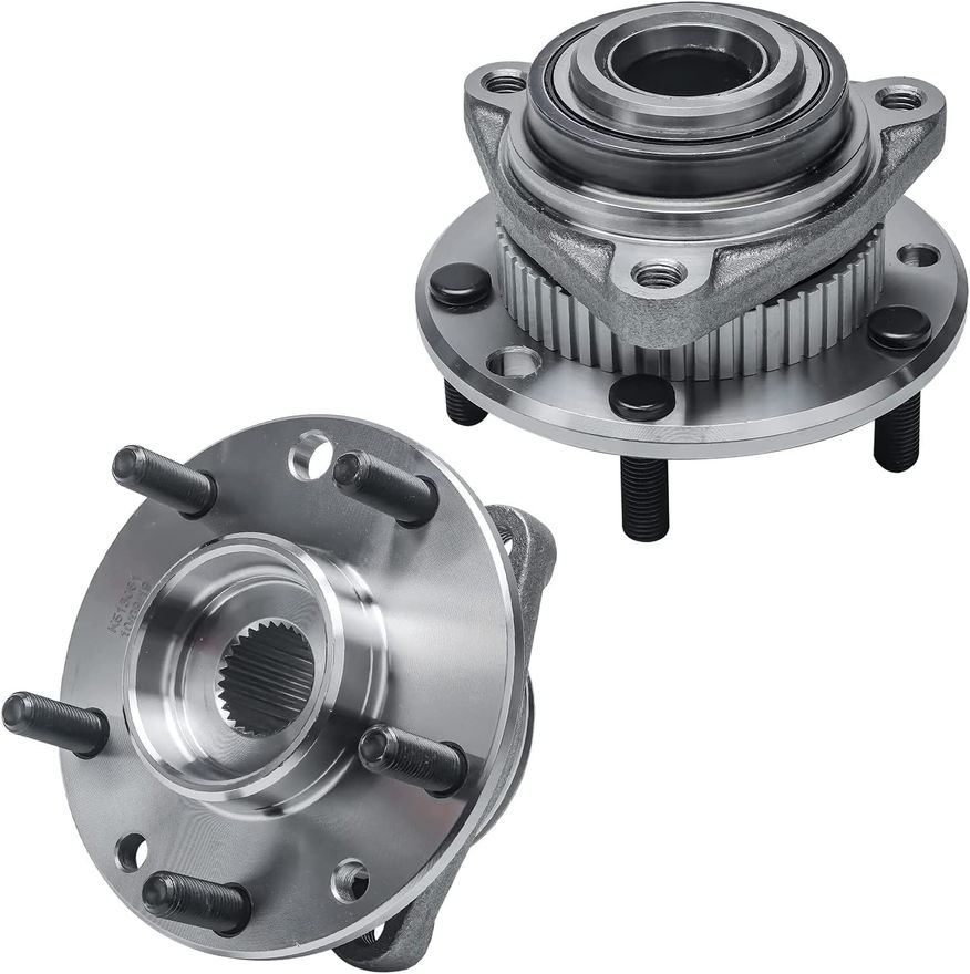 Front Wheel Hub and Bearings - 513061 x2