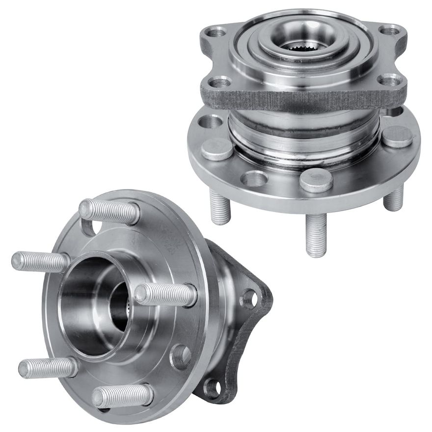 Rear Wheel Hub and Bearing - 512412 x2