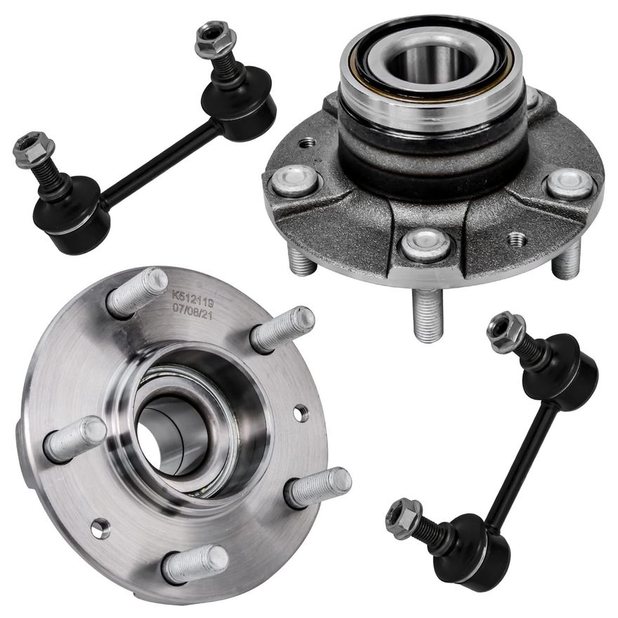Main Image - Rear Wheel Hub and Bearings