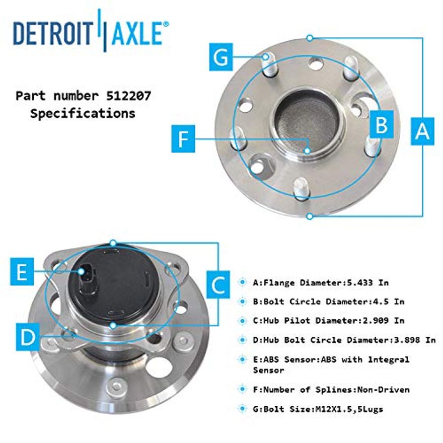 Rear Right Hub Details