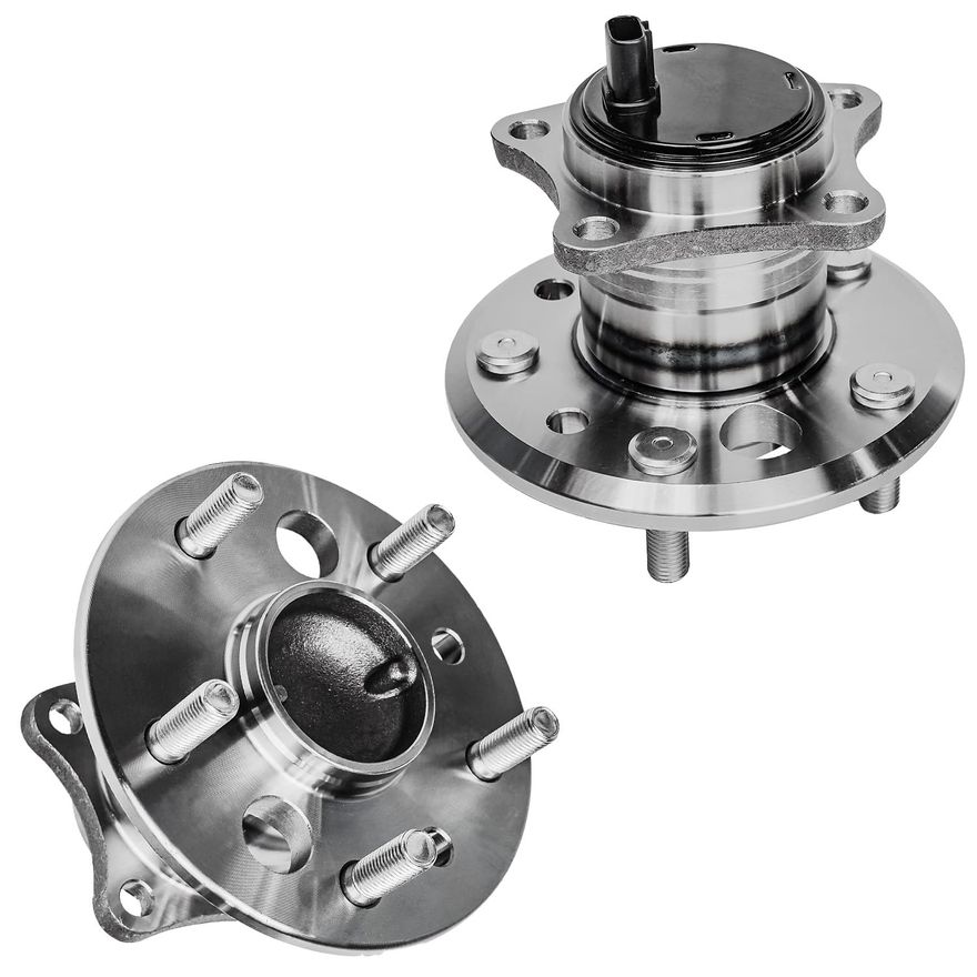 Rear Wheel Hub and Bearing - 512206_512207