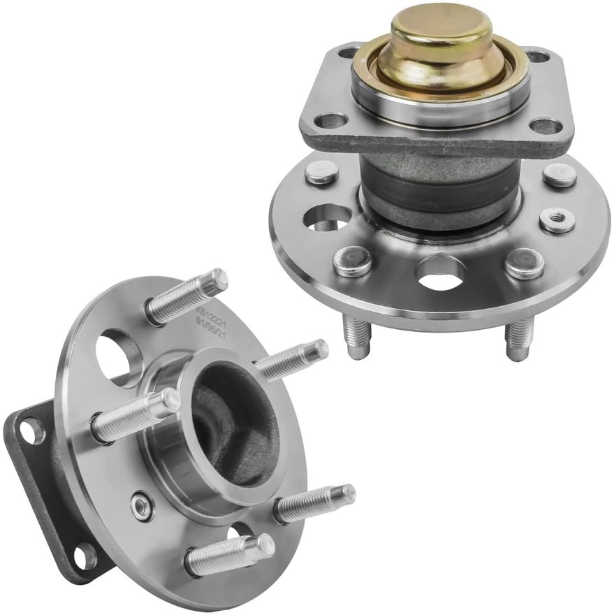 Rear Wheel Hub and Bearing - 512221 x2
