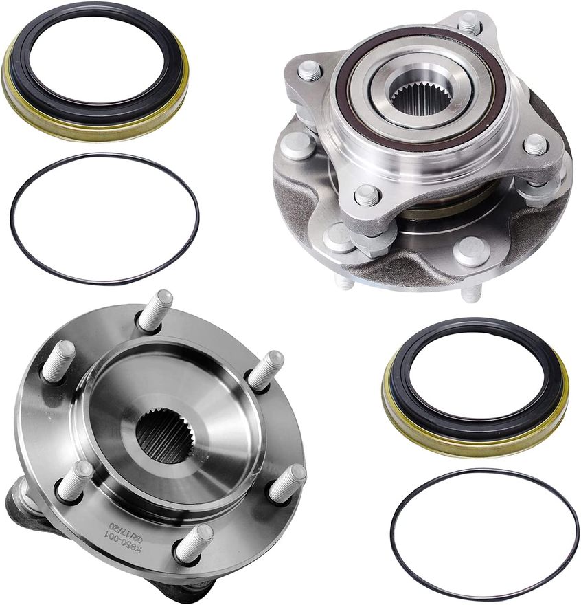 Front Wheel Hub and Bearing - 950-001 x2