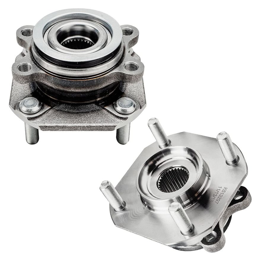 Front Wheel Hub and Bearings - 513297 x2