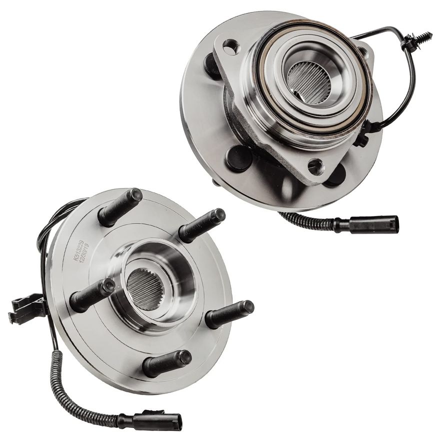 Front Wheel Hub and Bearings - 513229 x2