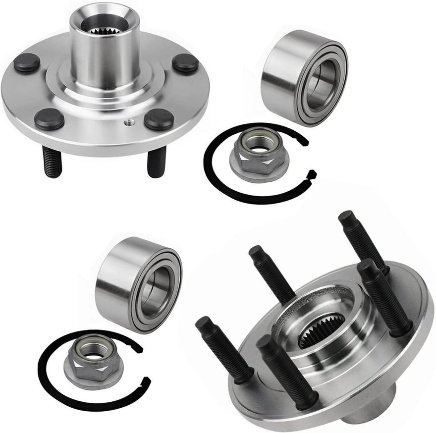 Front Wheel Hub and Bearing - 518517 x2