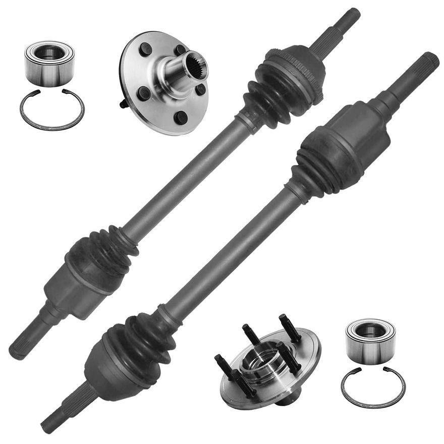 Main Image - Rear Wheel Hub Bearings Axles