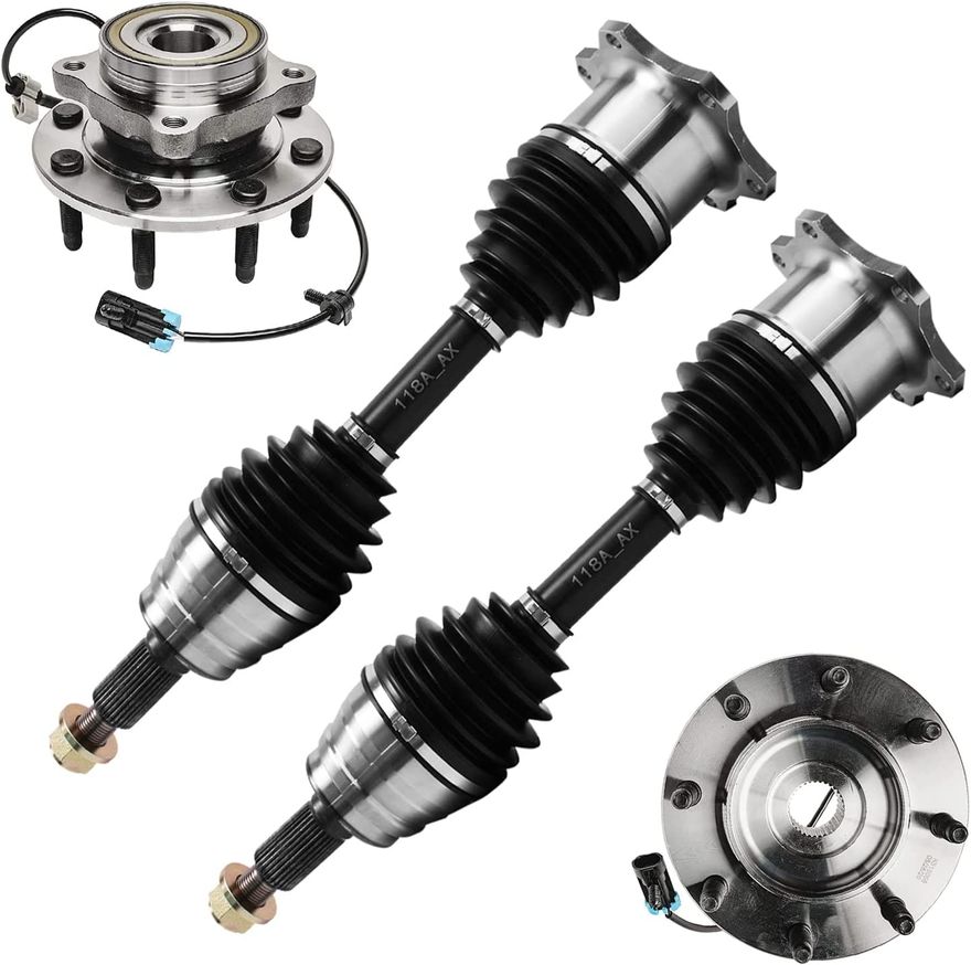 Main Image - Front Wheel Hubs CV Axles