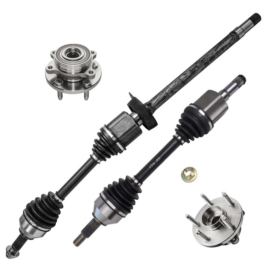 Main Image - Front Wheel Hub Bearings Axles