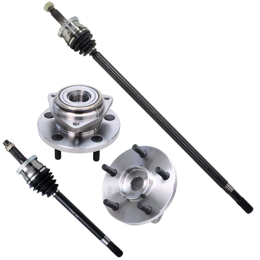 Main Image - Front  CV Axles Wheel Hubs