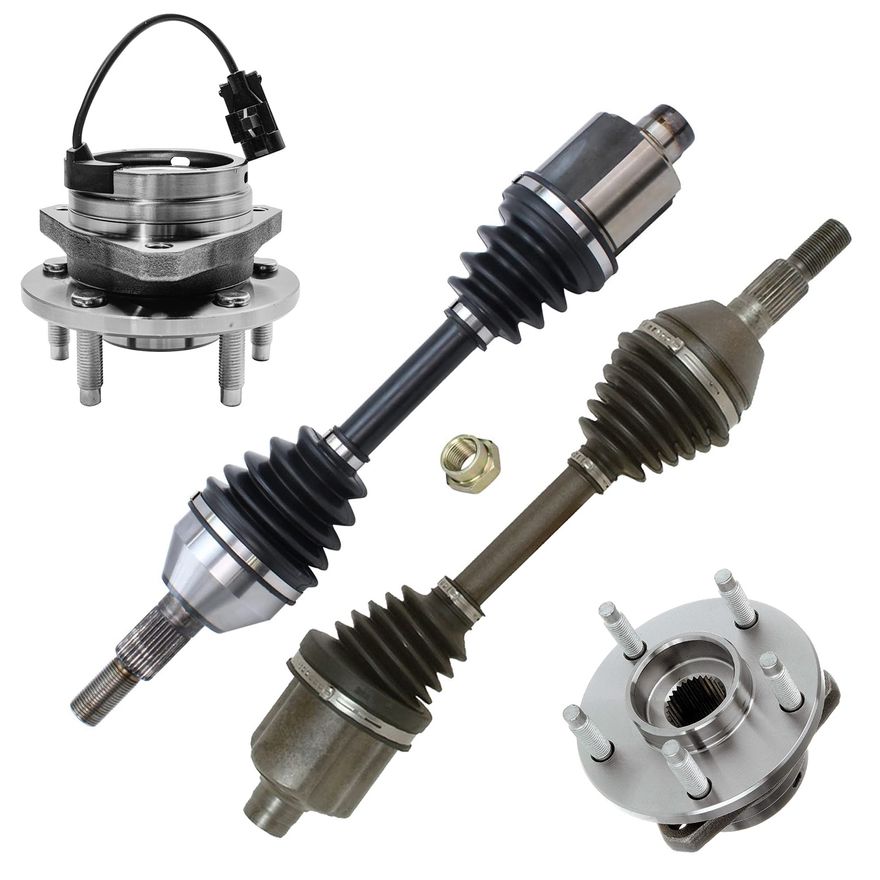 Main Image - Front Wheel Hub Bearings Axles