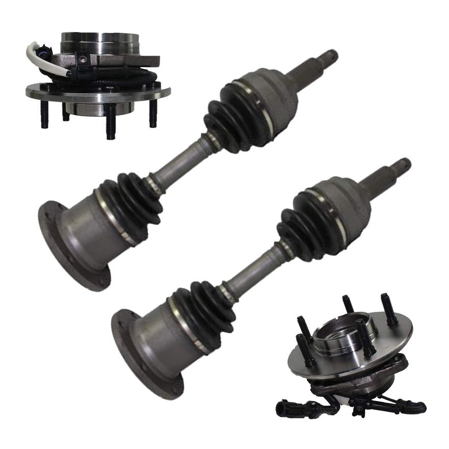 Main Image - Front Wheel Hubs CV Axles