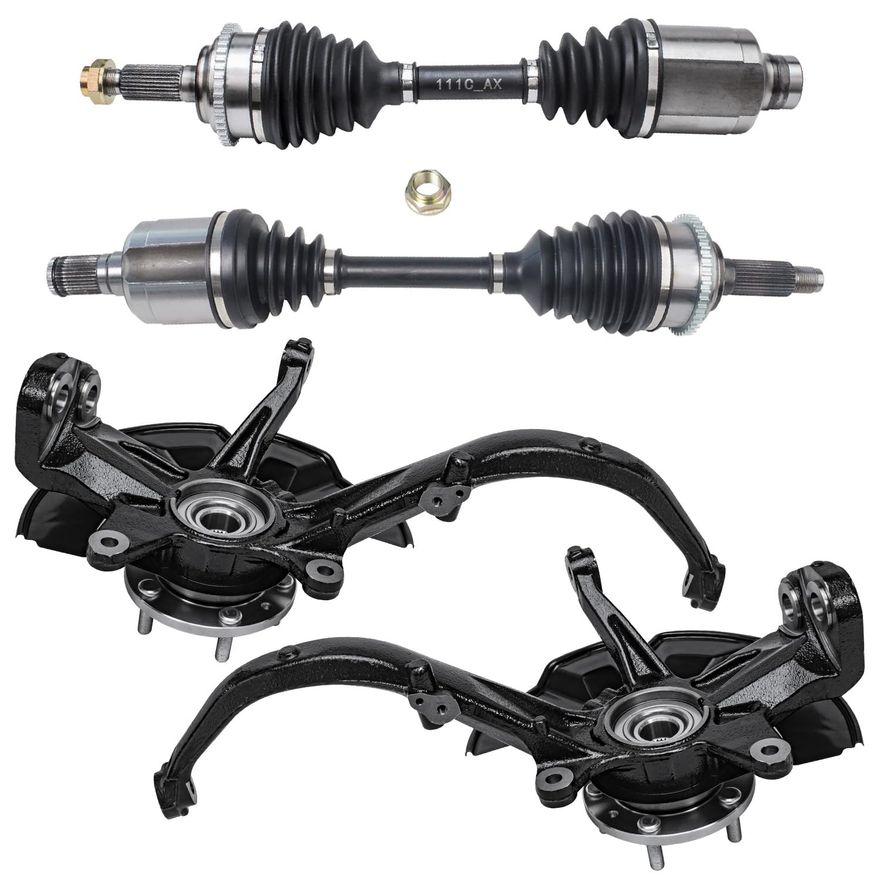 Main Image - Front CV Axles Knuckles Hubs