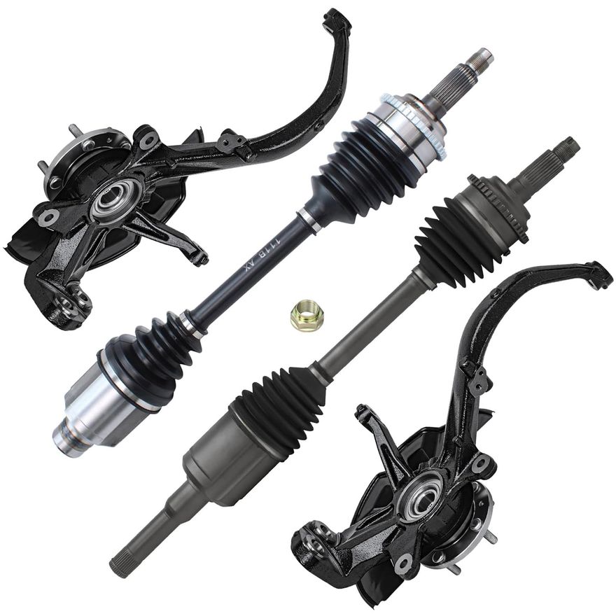 Main Image - Front CV Axles Knuckles Hubs