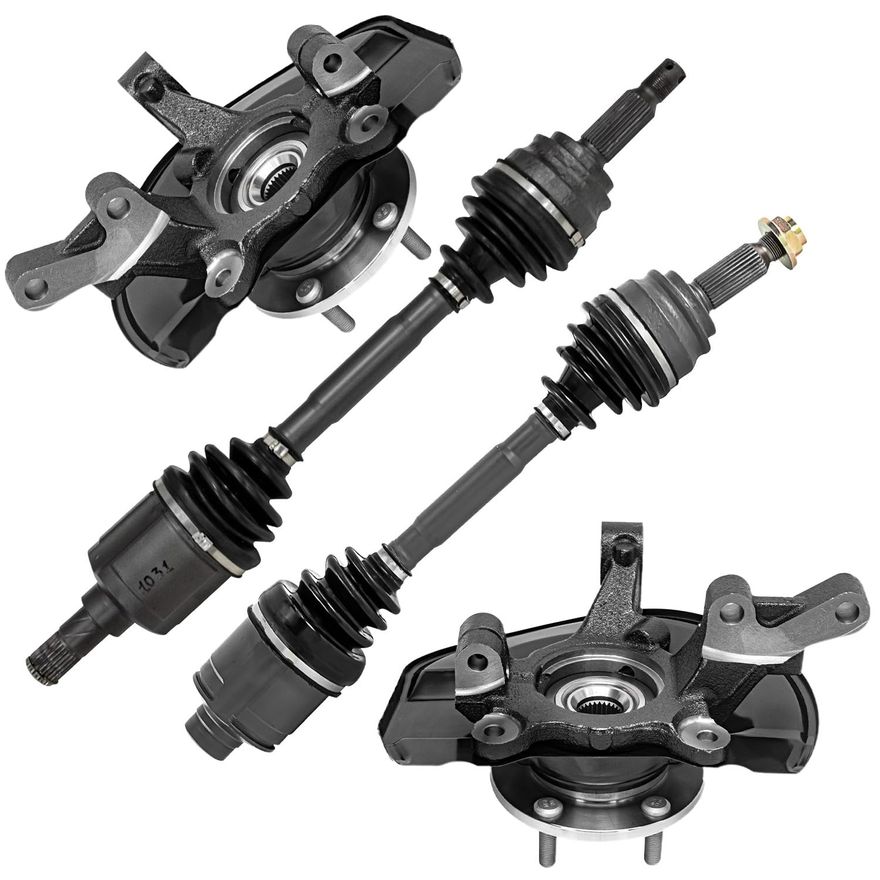 Main Image - Front CV Axles Knuckles & Hubs