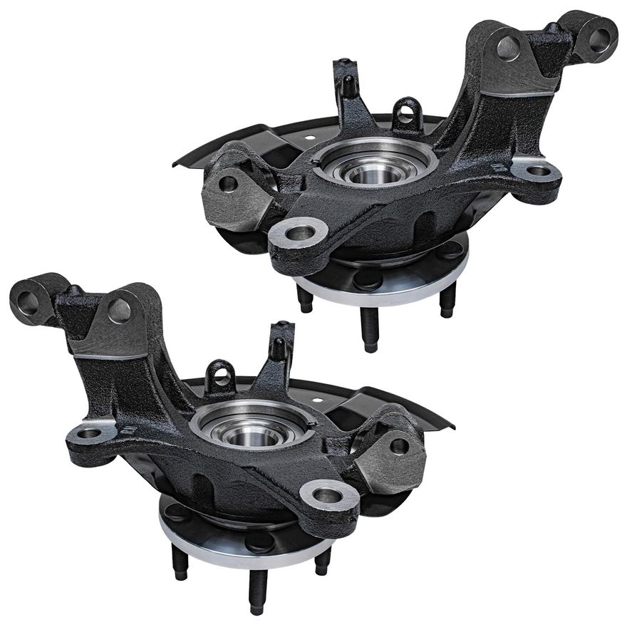 Front Knuckle & Wheel Hub - KA055_KA056