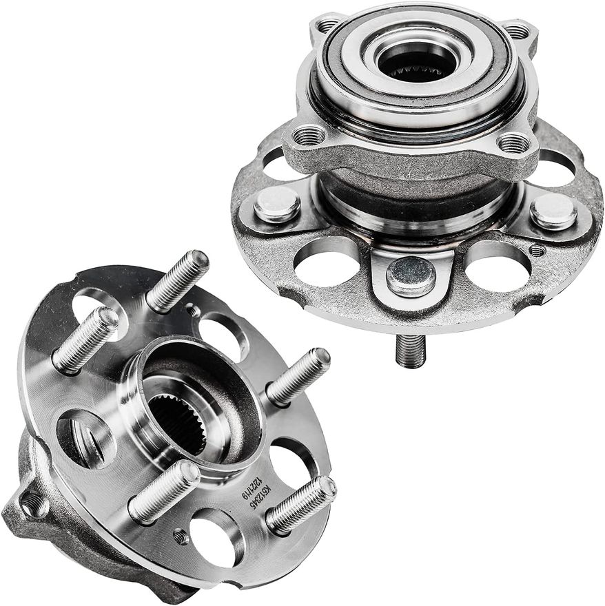 Rear Wheel Hub and Bearings - 512345 x2