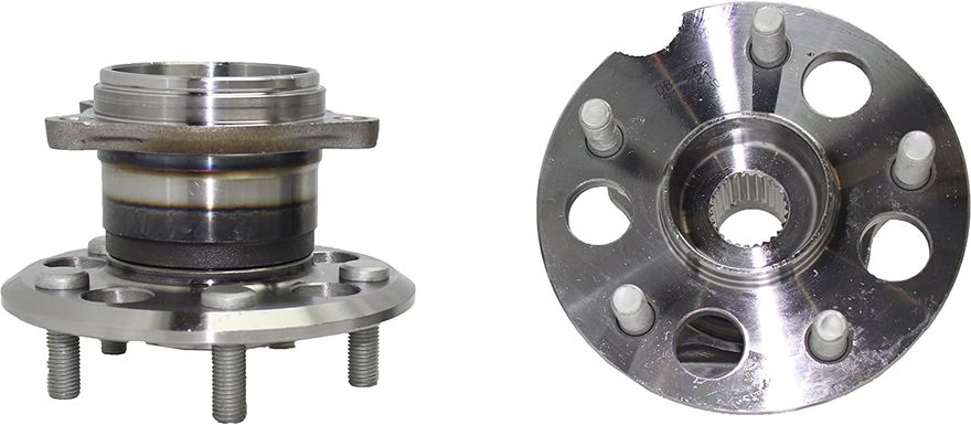 Rear Wheel Hub and Bearing - 512281 x2