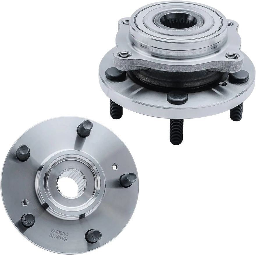 Front Wheel Hub and Bearing - 513219 x2