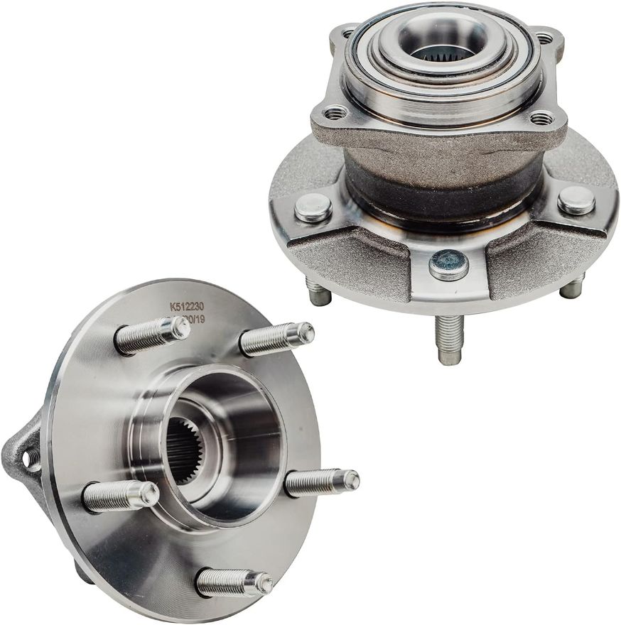 Rear Wheel Hub and Bearing - 512230 x2