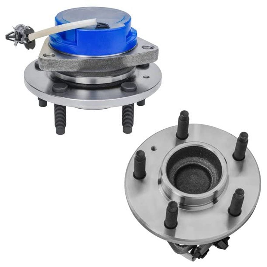 Front Wheel Hub and Bearings - 512246 x2