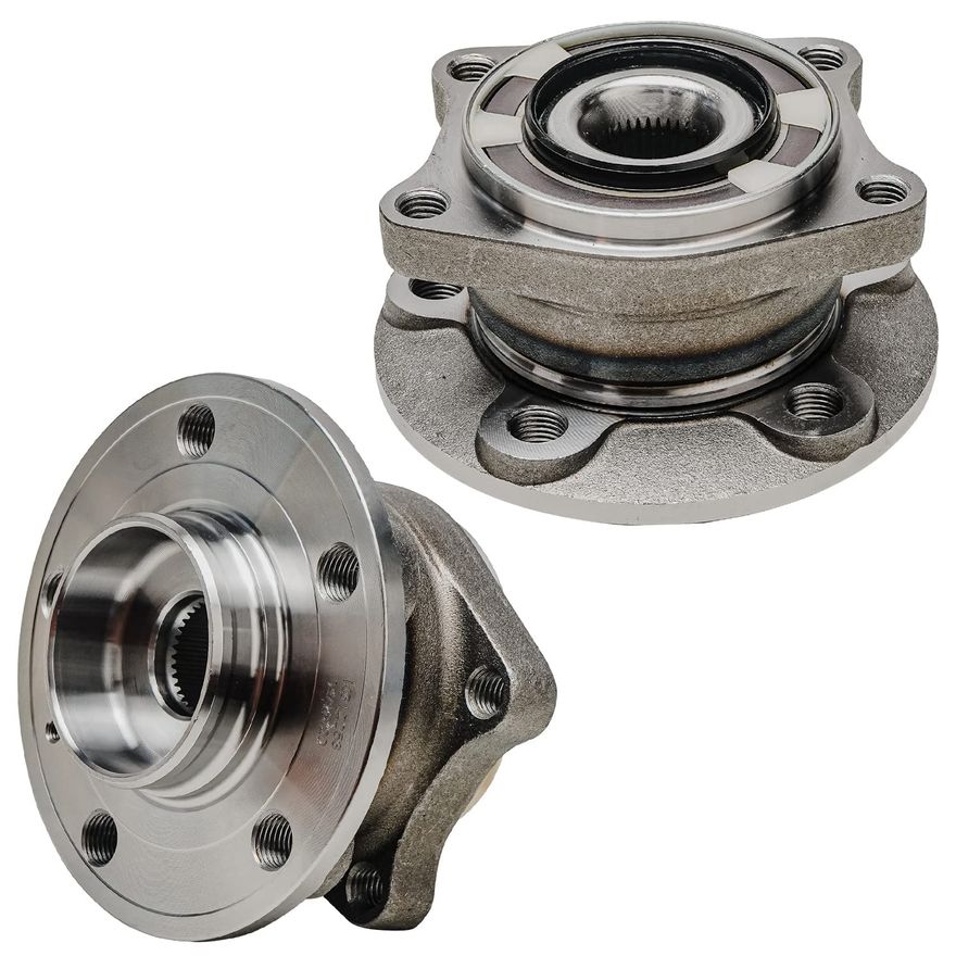 Rear Wheel Hub and Bearings - 512253 x2