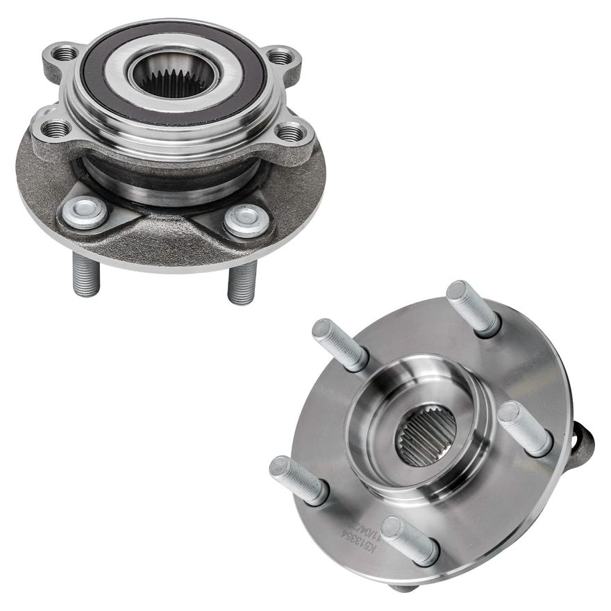 Front Wheel Bearings & Hub - 513354 x2